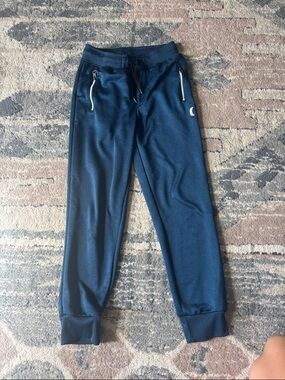 Hurley Kids Navy Blue Jogger Sweatpants with Zip Pockets H2O-Dri